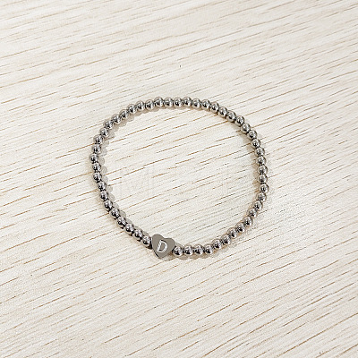 304 Stainless Steel Beads Stretch Bracelets for Women FS-WGC4F34-04-1