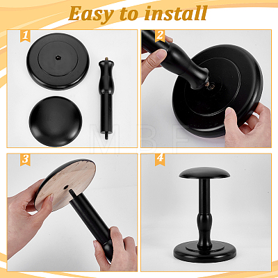 Desktop Wood Hat Racks ODIS-WH0108-134-1