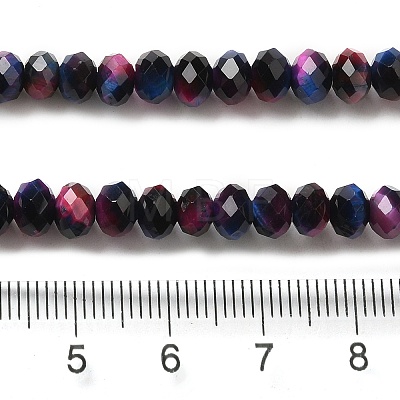 Natural Rainbow Tiger Eye Beads Strands G-NH0002-D02-02-1