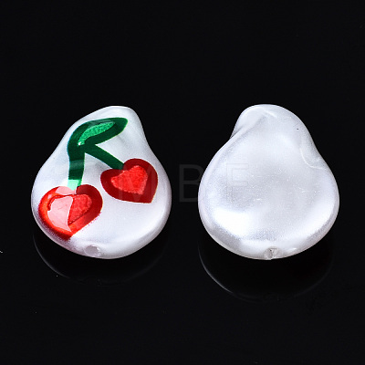 3D Printed ABS Plastic Imitation Pearl Beads KY-S168-005-1