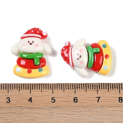 Christmas Opaque Resin Decoden Cabochons CRES-M036-12C-1