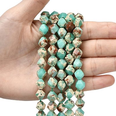 Synthetic Shoushan Stone Beads Strands G-Z119-A01-03A-1