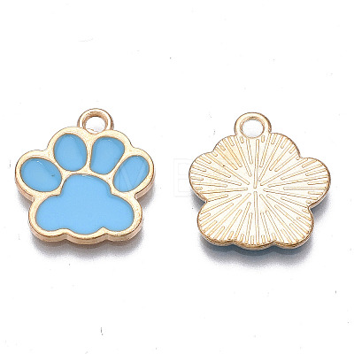 Alloy Enamel Pendants X2-ENAM-T016-22LG-E-RS-1