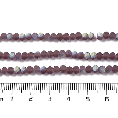 Transparent Glass Beads Strands EGLA-A044-T8mm-MB13-1