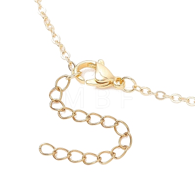 Natural Cultured Freshwater Pearl & Natural Amethyst & Apatite Round Beaded Pendant Brass Cable Chain Necklaces for Women NJEW-JN05686-1