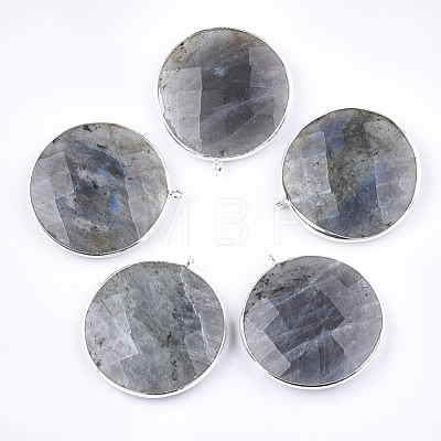 Natural Labradorite Pendants G-T112-29A-1