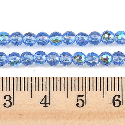 Electroplate Transparent Glass Beads EGLA-B013-02A-AB07-1
