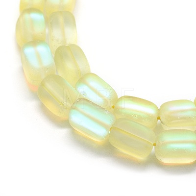 Synthetic Moonstone Beads Strands G-E503F-A10-1
