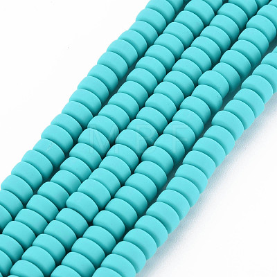 Handmade Polymer Clay Beads Strands CLAY-N008-008-77-1
