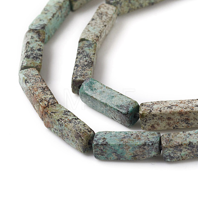 Natural African Turquoise(Jasper) Beads Strands X-G-G837-02-1