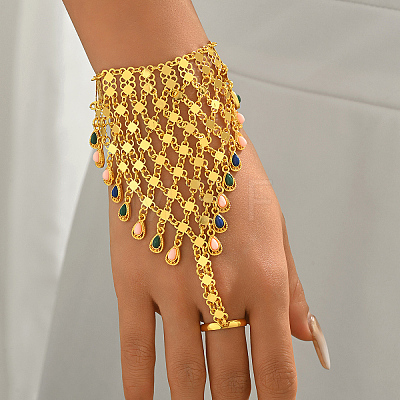 Bohemian Alloy Finger Ring Bracelets MC3391-1