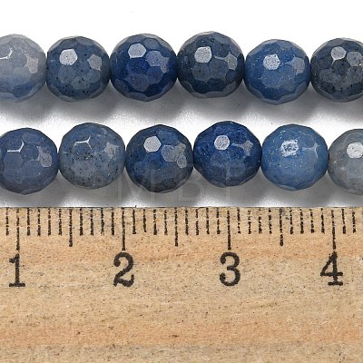 Natural Blue Aventurine Beads Strands G-E571-A10-01-1