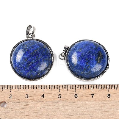 Dyed Natural Lapis Lazuli Tree of Life with Owl Pendants G-L524-15AS-05-1