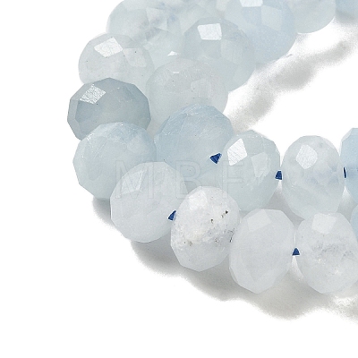 Natural Aquamarine Beads Strands G-B074-A01-02-1