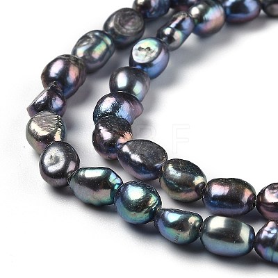 Natural Cultured Freshwater Pearl Beads Strands PEAR-L033-30F-1
