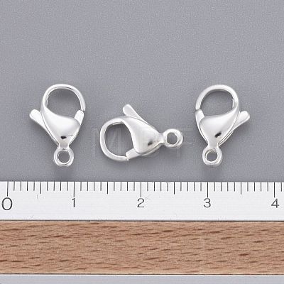 304 Stainless Steel Lobster Claw Clasps X-STAS-E464-21A-S-1