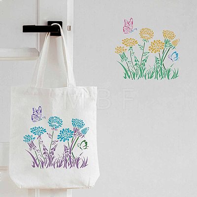 Plastic Reusable Drawing Painting Stencils Templates DIY-WH0172-341-1