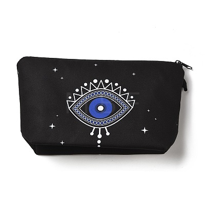 Evil Eye Theme Polyester Cosmetic Pouches ABAG-D009-01H-1