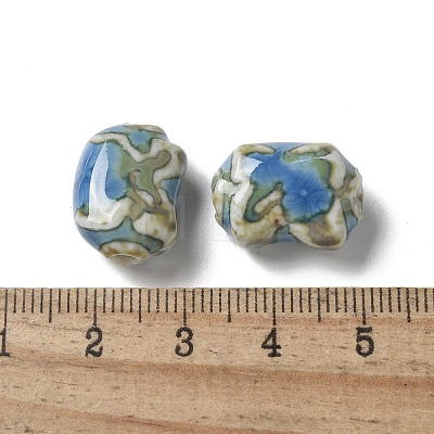 Handmade Porcelain Beads PORC-L080-E09-1