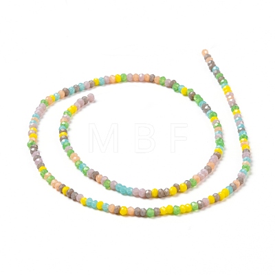 Faceted Glass Beads Strands X-GLAA-G074-A04-1