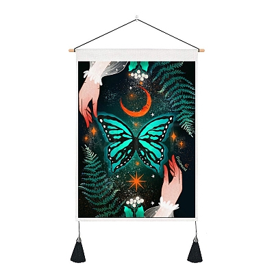 Polyester Wall Hanging Tapestry PW-WG30096-04-1