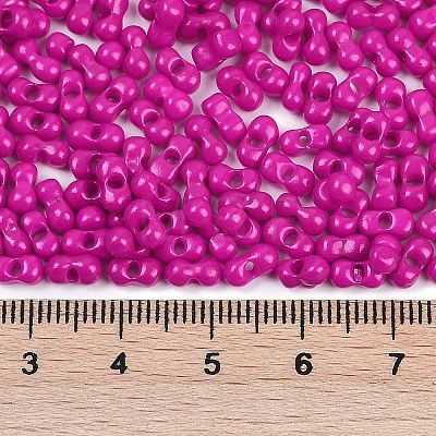 Baking Paint Glass Seed Beads SEED-K010-A06-1