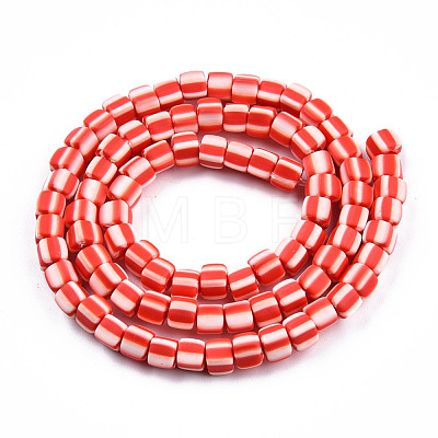 Handmade Polymer Clay Beads Strands CLAY-N010-074-06-1