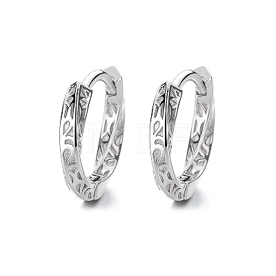 Twist Brass Hoop Earrings FS-WGA7E60-01-1