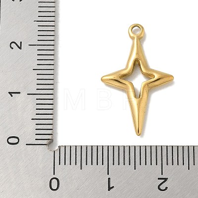 Ion Plating(IP) 304 Stainless Steel Pendants STAS-Q334-55G-1