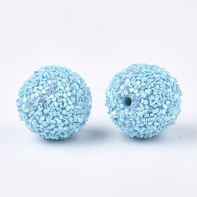 Acrylic Beads SACR-T345-01A-15-1