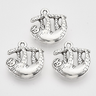 Tibetan Style Alloy Pendants LS-TIBEP-T009-11AS-RS-1