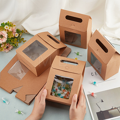 Kraft Paper Gift Box CON-WH0087-90B-1