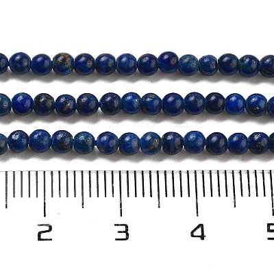 Dyed Natural Lapis Lazuli Beads Strands G-G143-A01-01-1