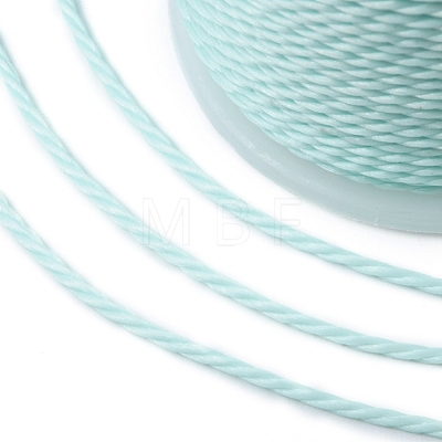 Round Waxed Polyester Cord X-YC-G006-01-1.0mm-31-1