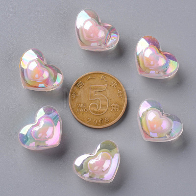 Transparent Acrylic Beads TACR-S152-08B-08-1