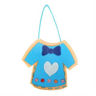 Non Woven Fabric Embroidery Needle Felt Sewing Craft of Pretty Bag Kids DIY-H140-11-1