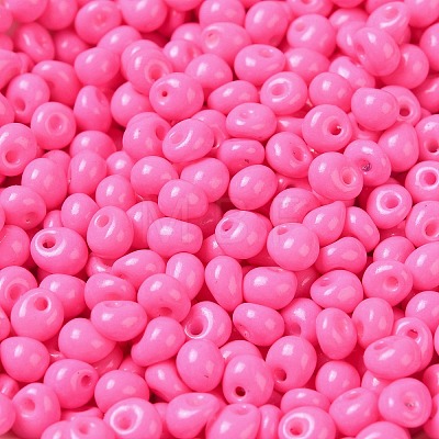 6/0 Opaque Baking Paint Glass Seed Beads SEED-M012-02A-22-1