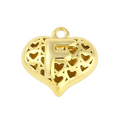 Hollow Brass Pendants for Valentine's Day KK-M289-03F-G-1