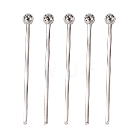 Tarnish Resistant 304 Stainless Steel Ball Head pins STAS-N017-02-20mm-1