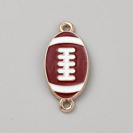 Zinc Alloy Enamel Sport Connector Charms FIND-CJC0437-009A-08-1