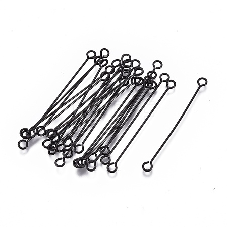 304 Stainless Steel Eye Pins STAS-L247-007A-B-1