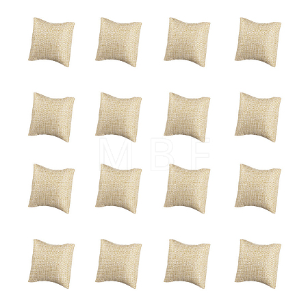 Kraft Hemp Pillow Holder for Jewelry Bracelet & Watch Displays BDIS-WH0002-01-1