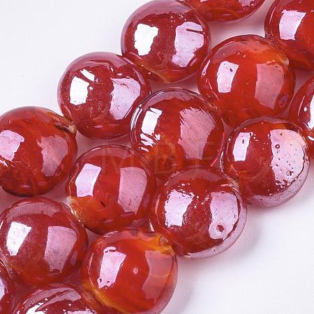Handmade Lampwork Beads LAMP-S010-16mm-04-1