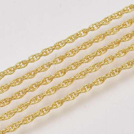 Soldered Brass Covered Iron Rope Chains CH-S125-07B-G-1