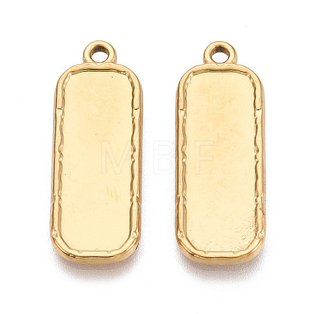 304 Stainless Steel Pendant Cabochon Settings STAS-N108-62G-1