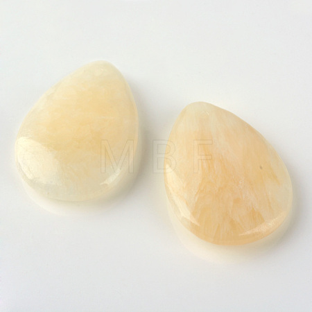 Natural Yellow Jade Pendants G-Q458-31-1