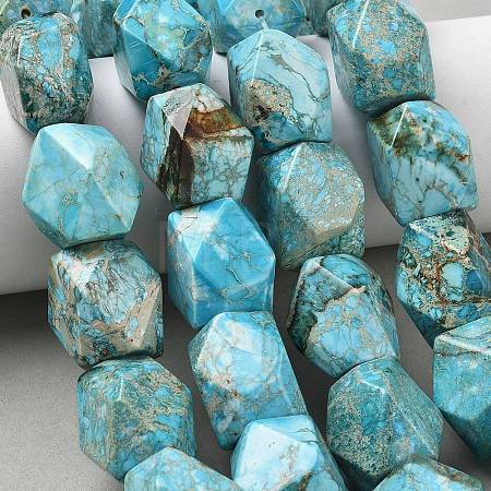 Natural Magnesite Beads Strands GG-CBA6BAC-F06-1