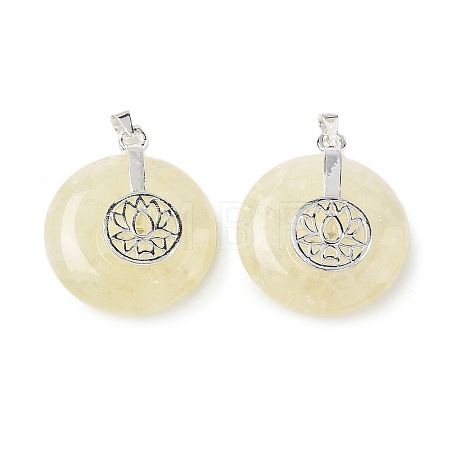 Natural Lemon Jade Pendants GG-CBAF4FB-02S-B05-1