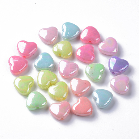 Opaque Acrylic Beads X-MACR-Q239-003-1