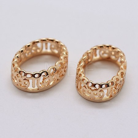 Brass Sew on Prong Settings LS-KK-E753-01LG-10x14-1